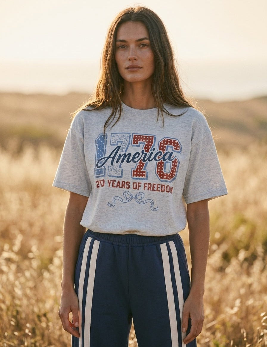 1776 Marquee Oversized Graphic Tee - Westly