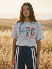 1776 Marquee Oversized Graphic Tee - Westly