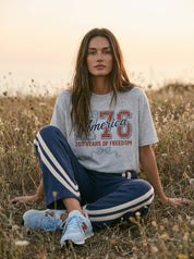 1776 Marquee Oversized Graphic Tee - Westly