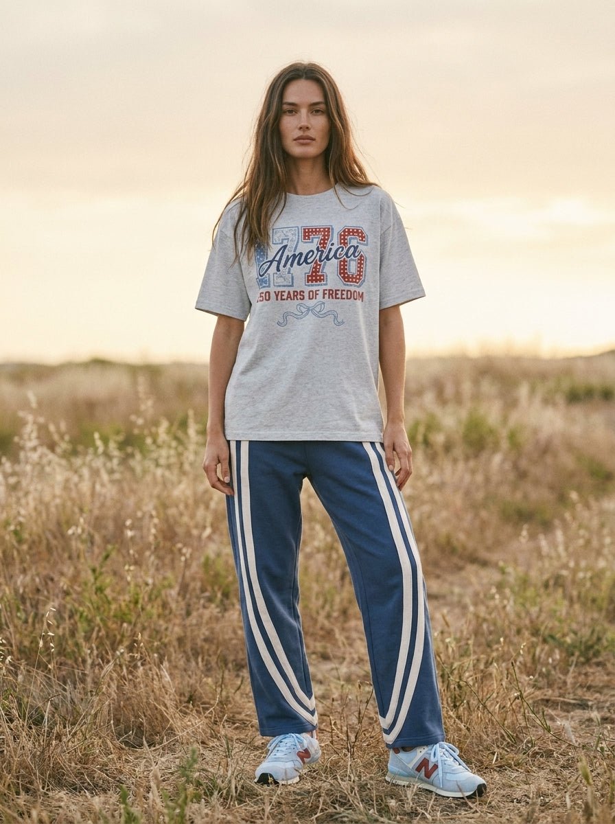 1776 Marquee Oversized Graphic Tee - Westly