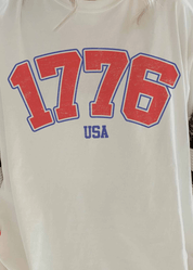 1776 USA Oversized Graphic Tee - Westly