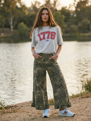 1776 USA Oversized Graphic Tee - Westly