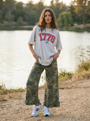 1776 USA Oversized Graphic Tee - Westly