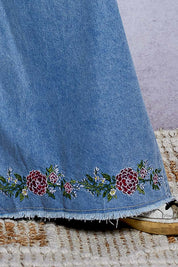 American Beauty Patchwork Wide-Leg Jeans