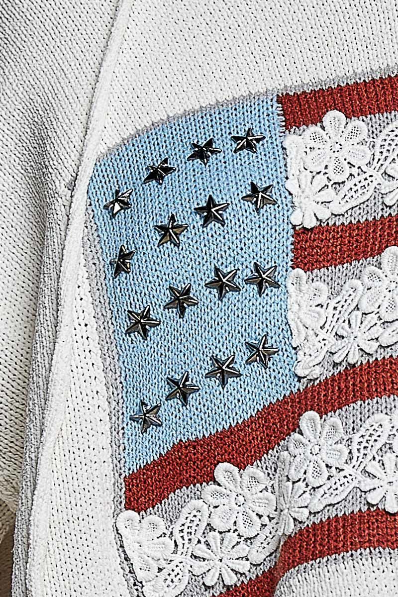 American Honey Chenille Hooded Knit Sweater