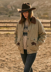 Badlands Sherpa-Collar Denim Jacket