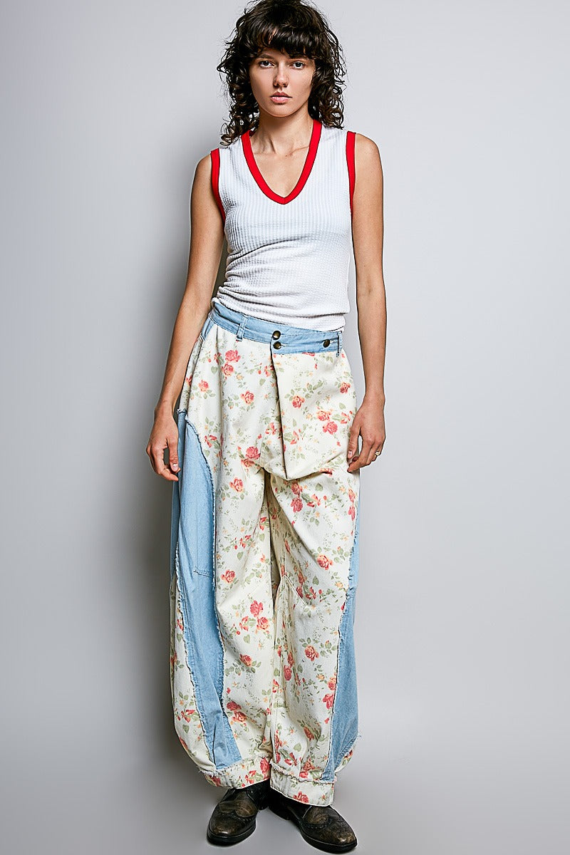 Bare Minimum Contrast Trim Ribeed Tank