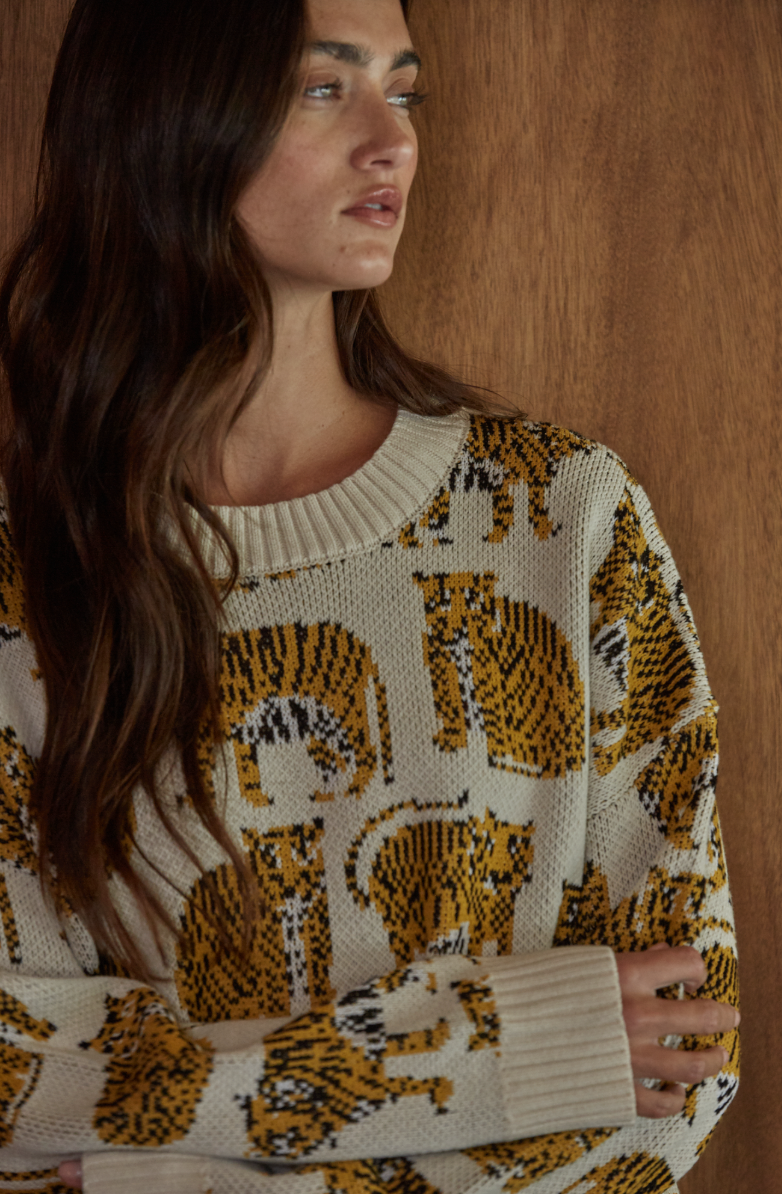 Bengal Jungle Knit Sweater