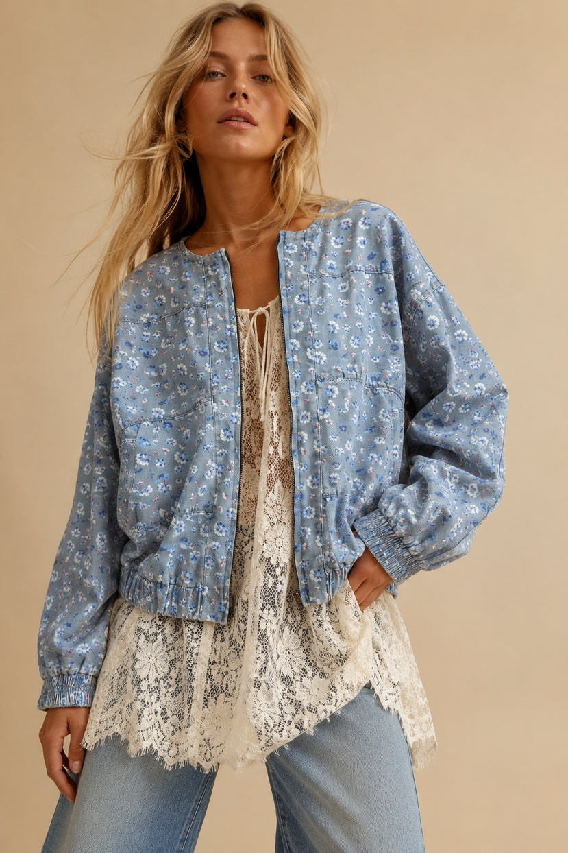 Bishop Floral Bomber Jacket
