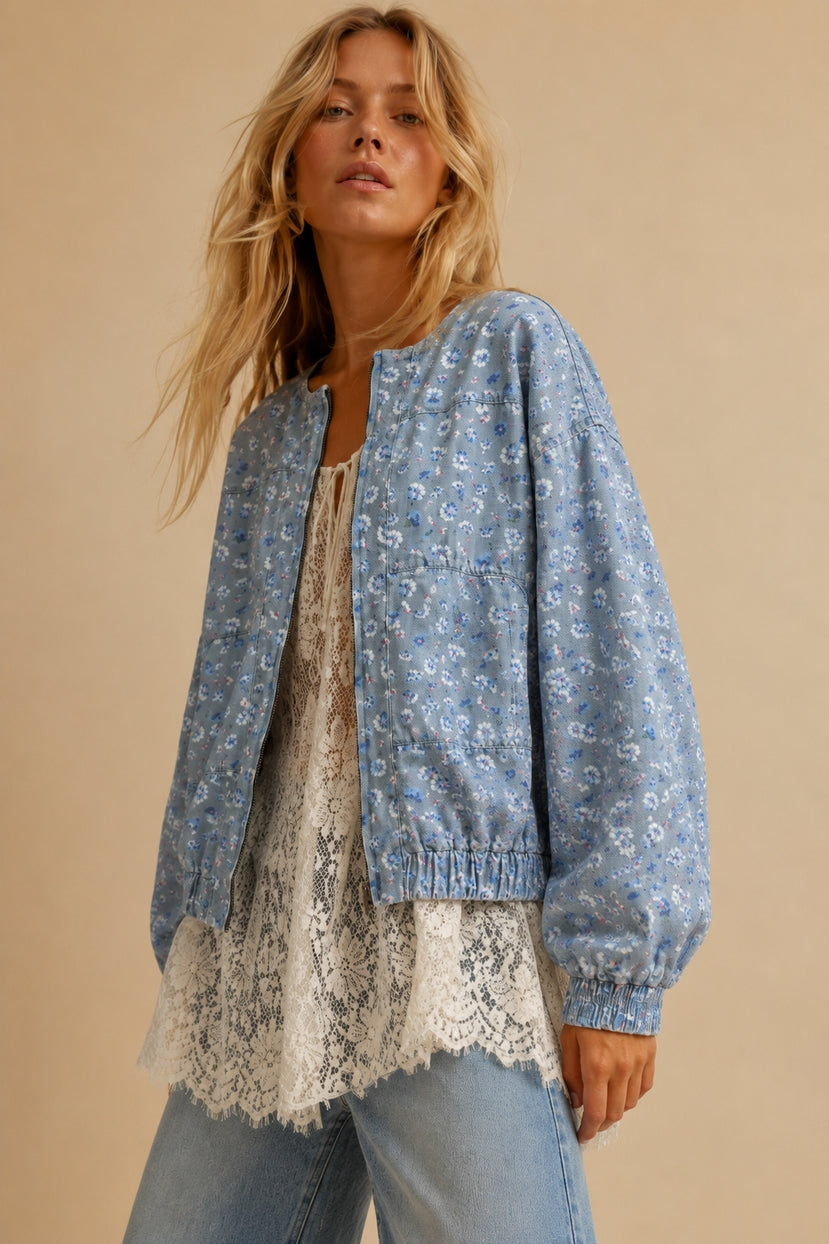 Bishop Floral Bomber Jacket