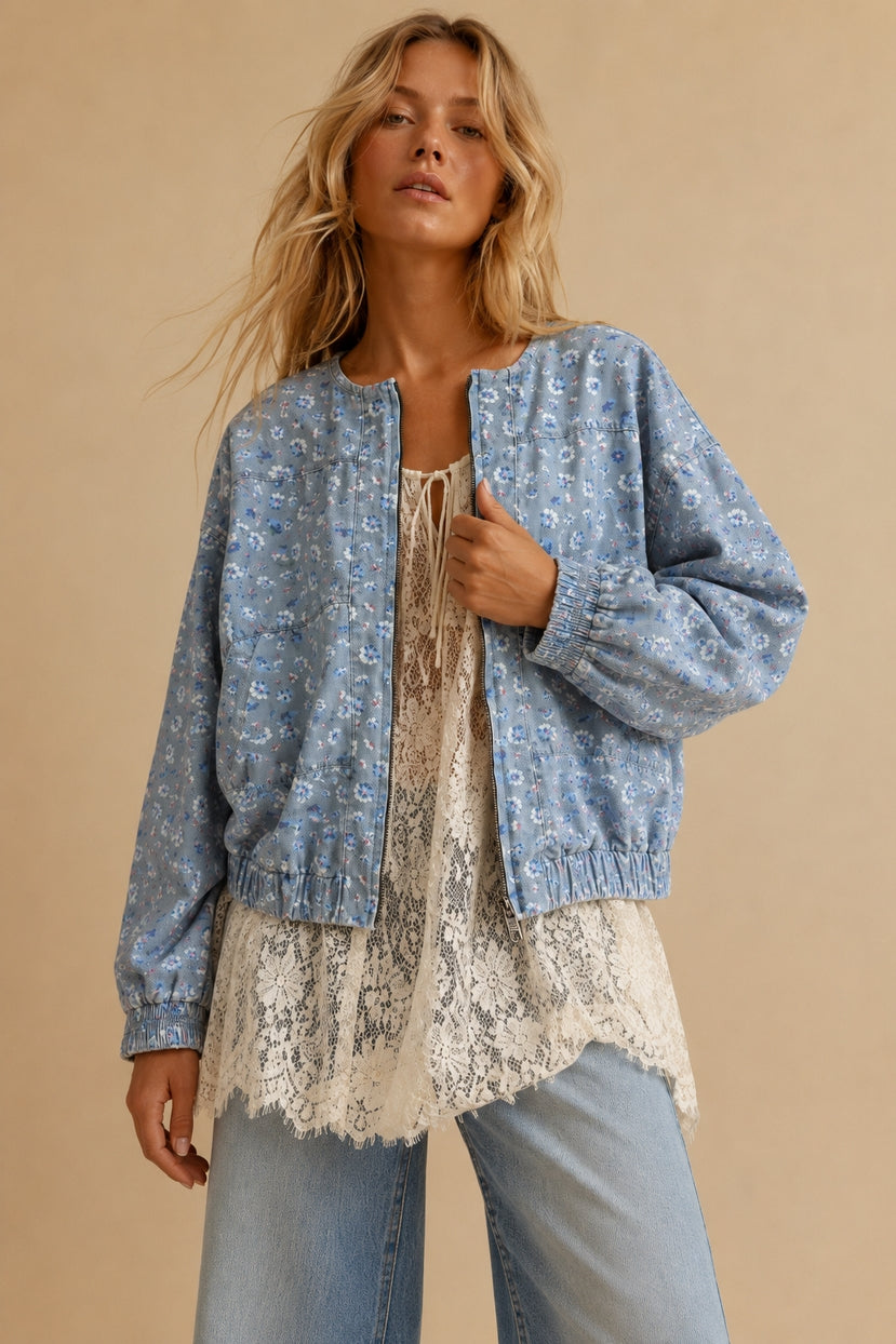 Bishop Floral Bomber Jacket