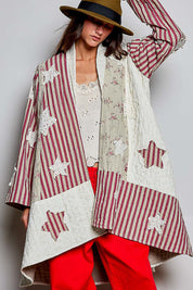 Born Free Patchwork Quilted Duster