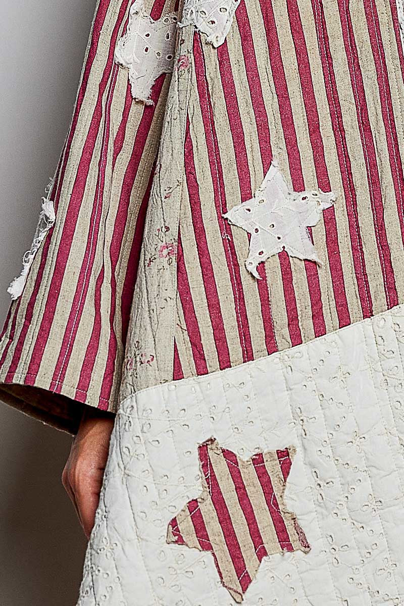 Born Free Patchwork Quilted Duster