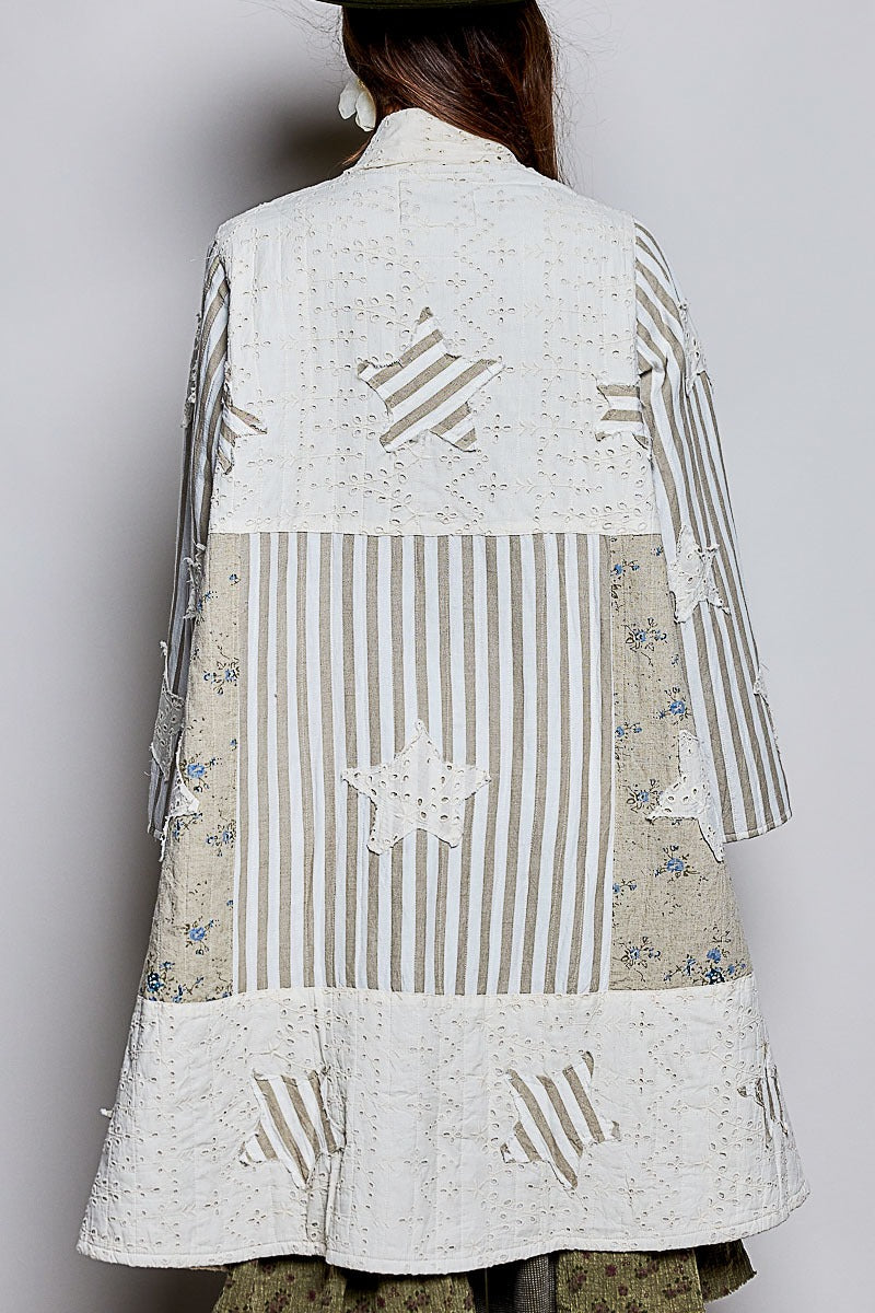 Born Free Patchwork Quilted Duster