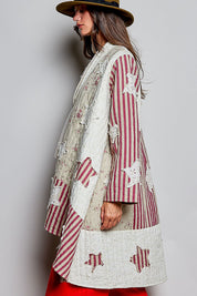 Born Free Patchwork Quilted Duster
