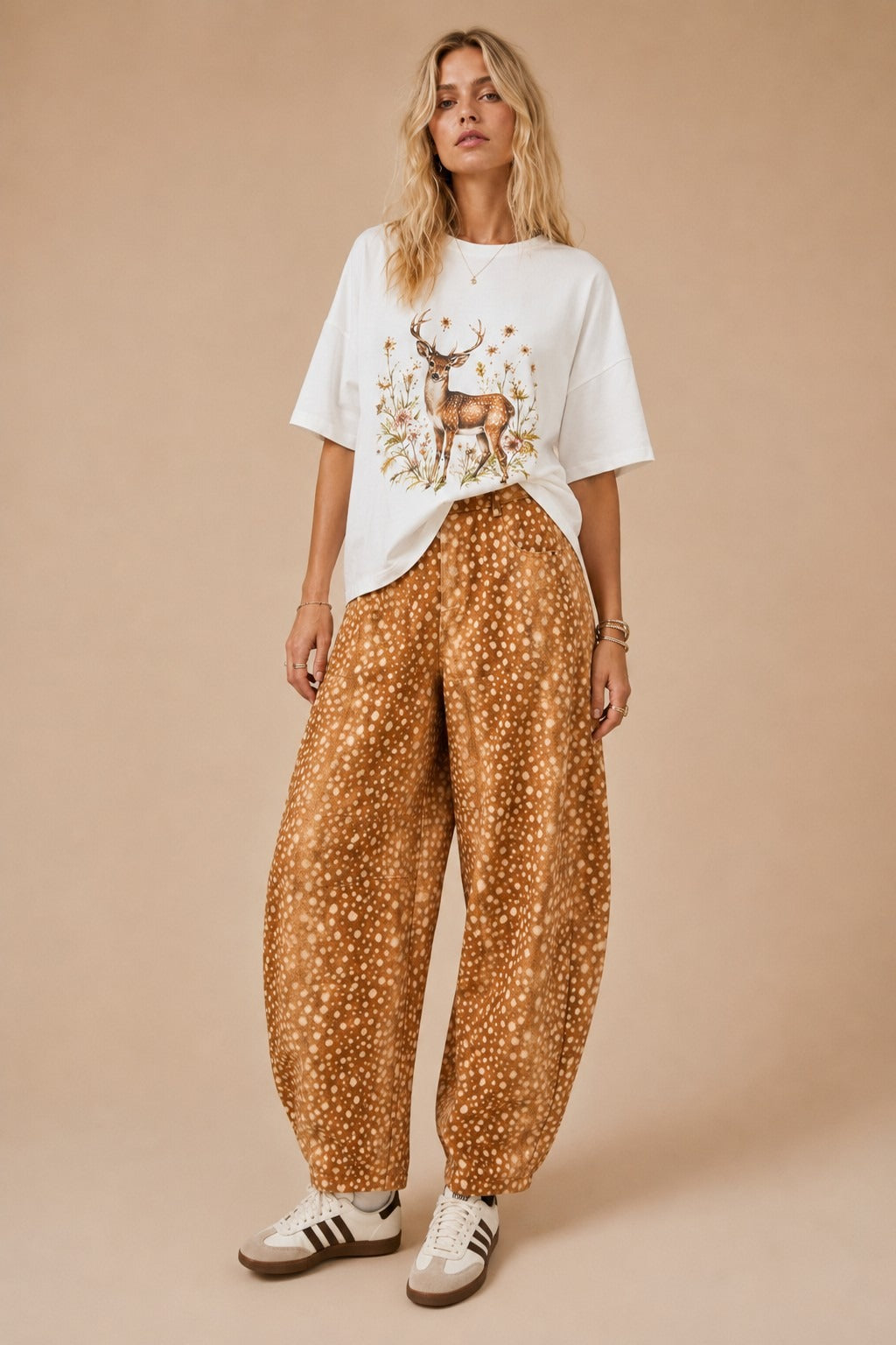 Botanical Deer Graphic Tee