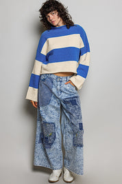 Cabana Club Chenille Mock-Neck Sweater