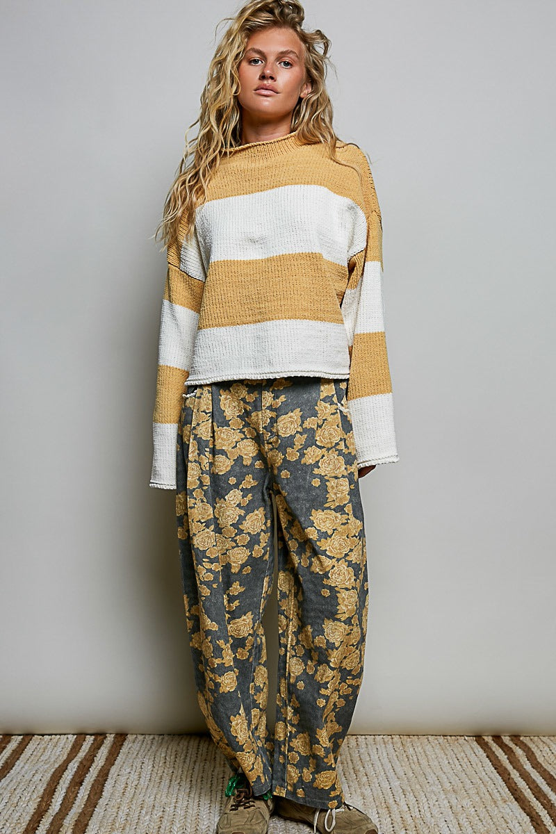 Cabana Club Chenille Mock-Neck Sweater