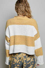 Cabana Club Chenille Mock-Neck Sweater
