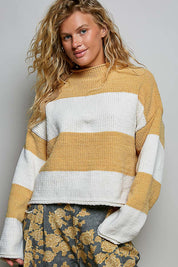 Cabana Club Chenille Mock-Neck Sweater
