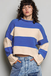 Cabana Club Chenille Mock-Neck Sweater