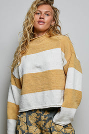 Cabana Club Chenille Mock-Neck Sweater