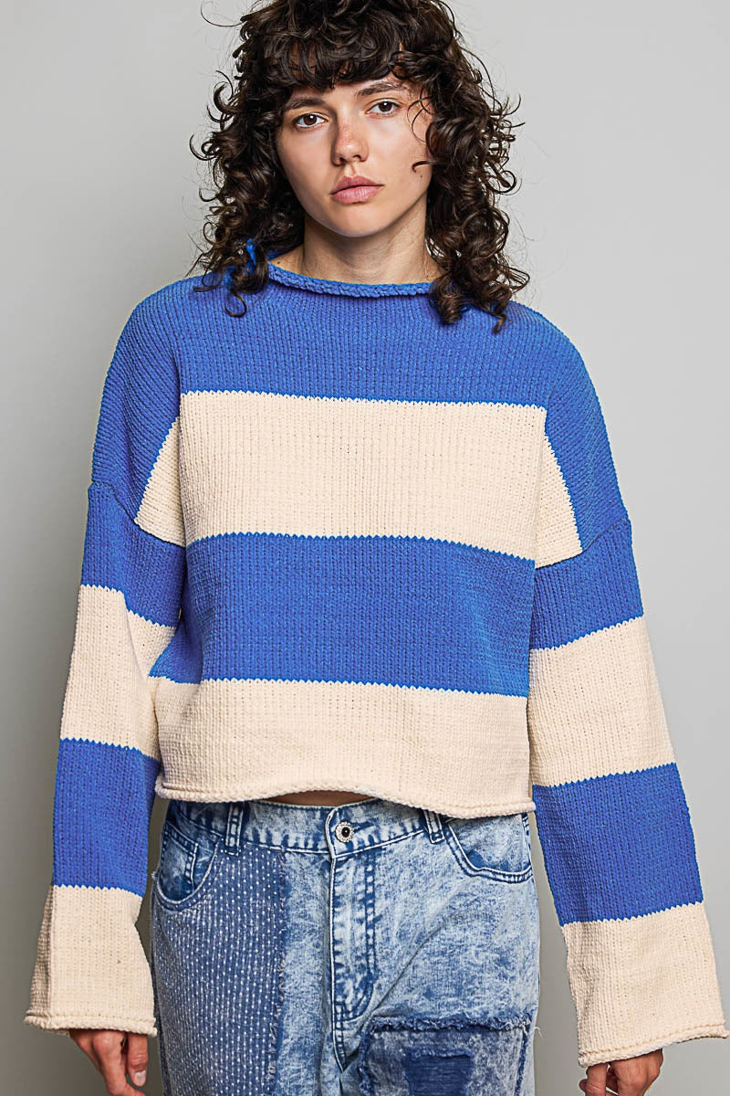Cabana Club Chenille Mock-Neck Sweater