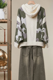 Timberline Camo Knit Button-Front Cardigan
