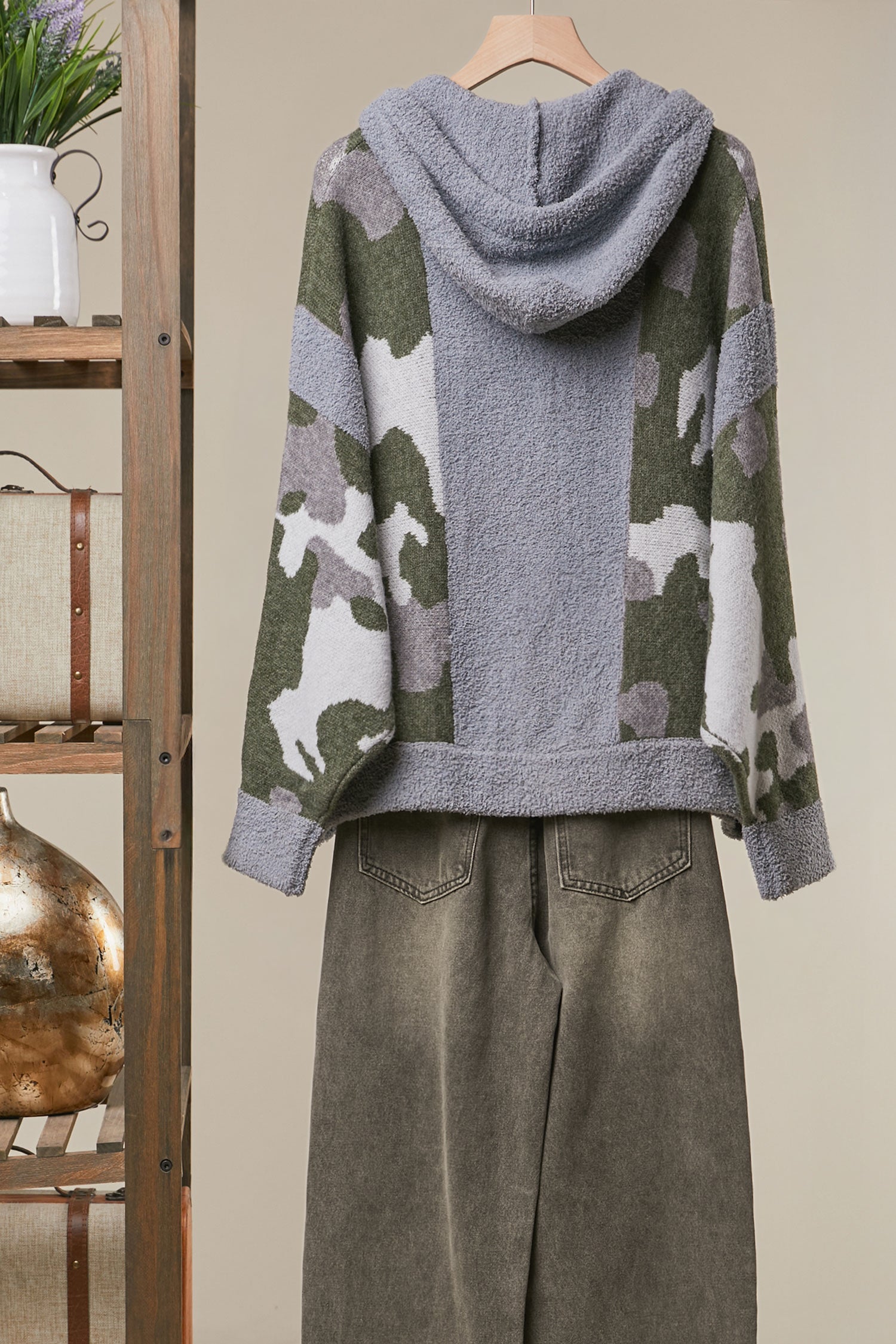 Timberline Camo Knit Button-Front Cardigan