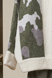Timberline Camo Knit Button-Front Cardigan