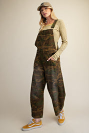 Outlook Camo Print Twill Overalls