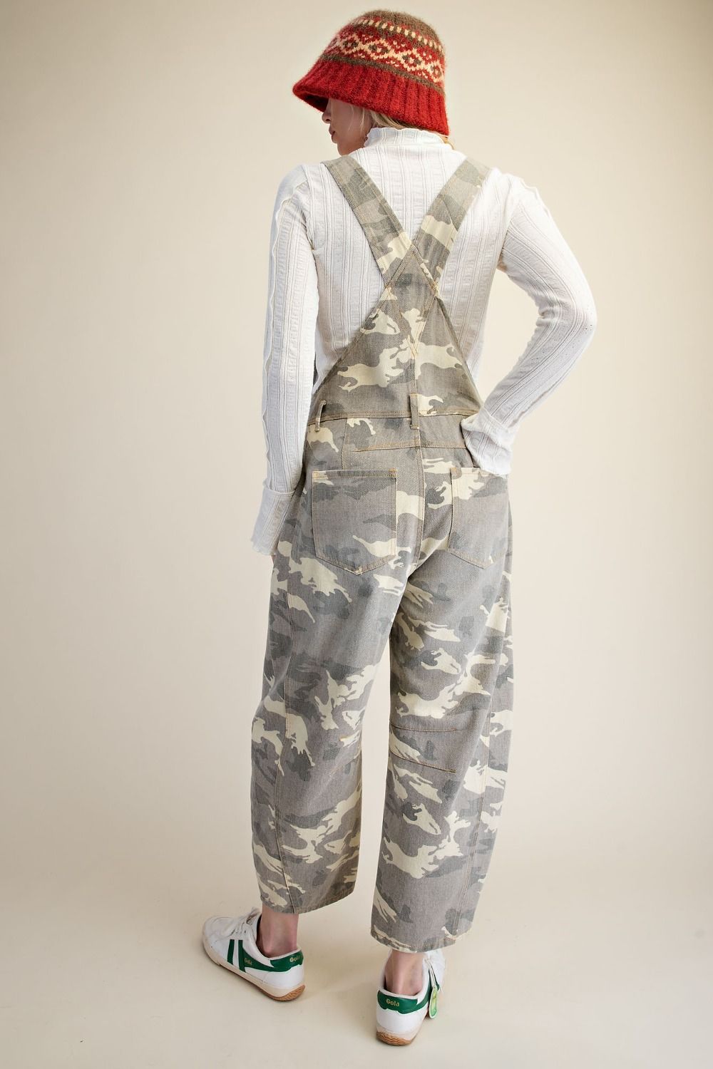Outlook Camo Print Twill Overalls