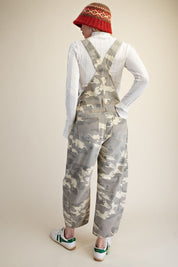 Outlook Camo Print Twill Overalls