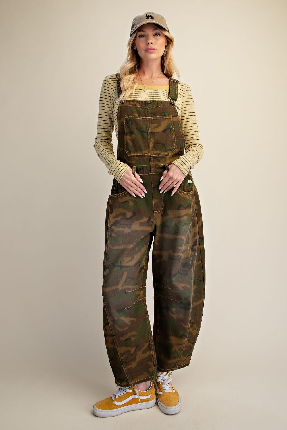 Outlook Camo Print Twill Overalls