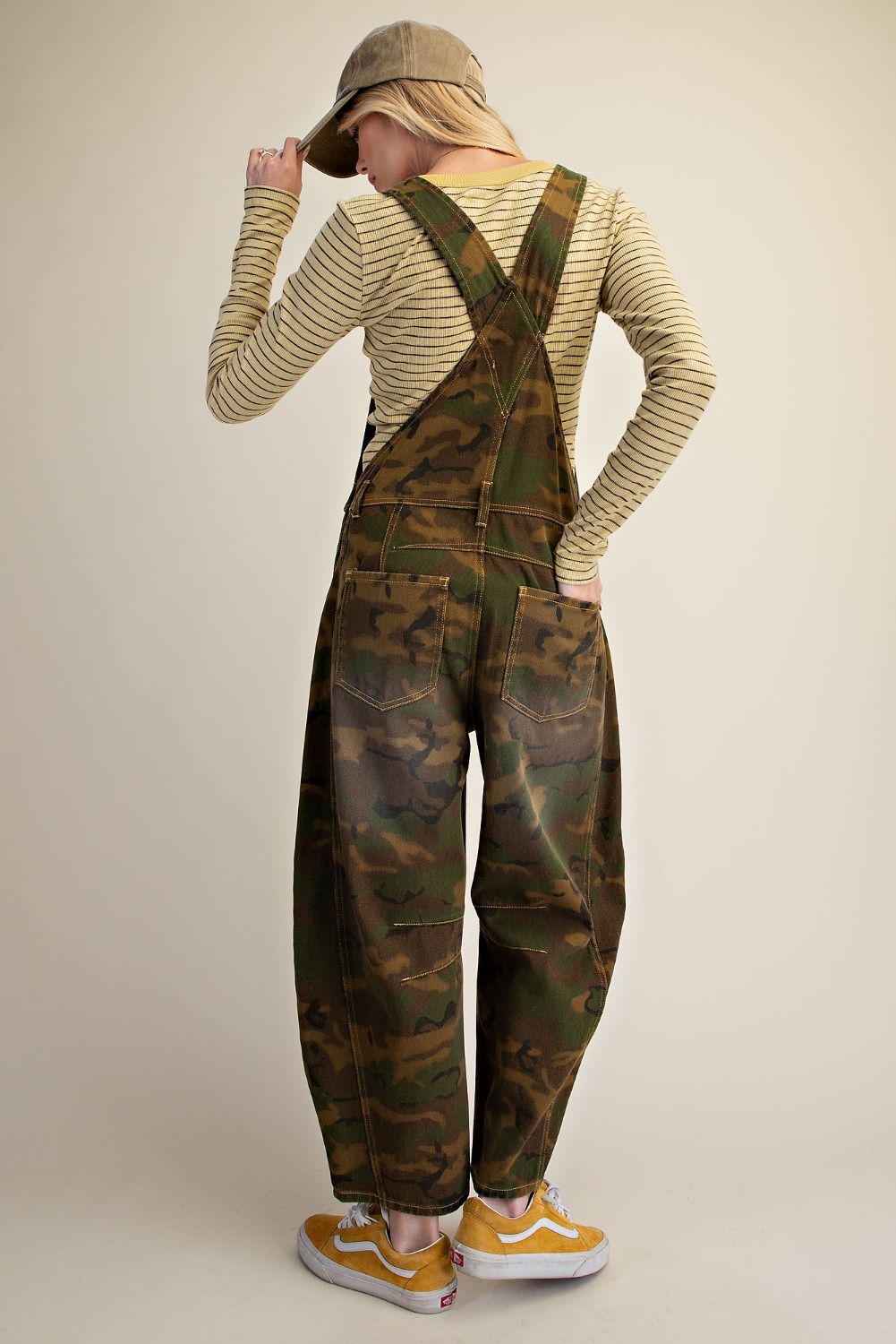 Outlook Camo Print Twill Overalls