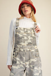 Outlook Camo Print Twill Overalls