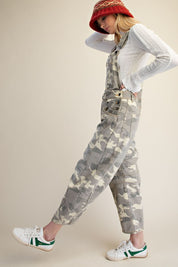 Outlook Camo Print Twill Overalls