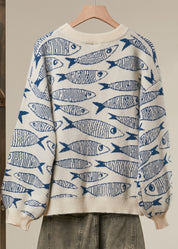 Cannery Row Sardine Knit Sweater