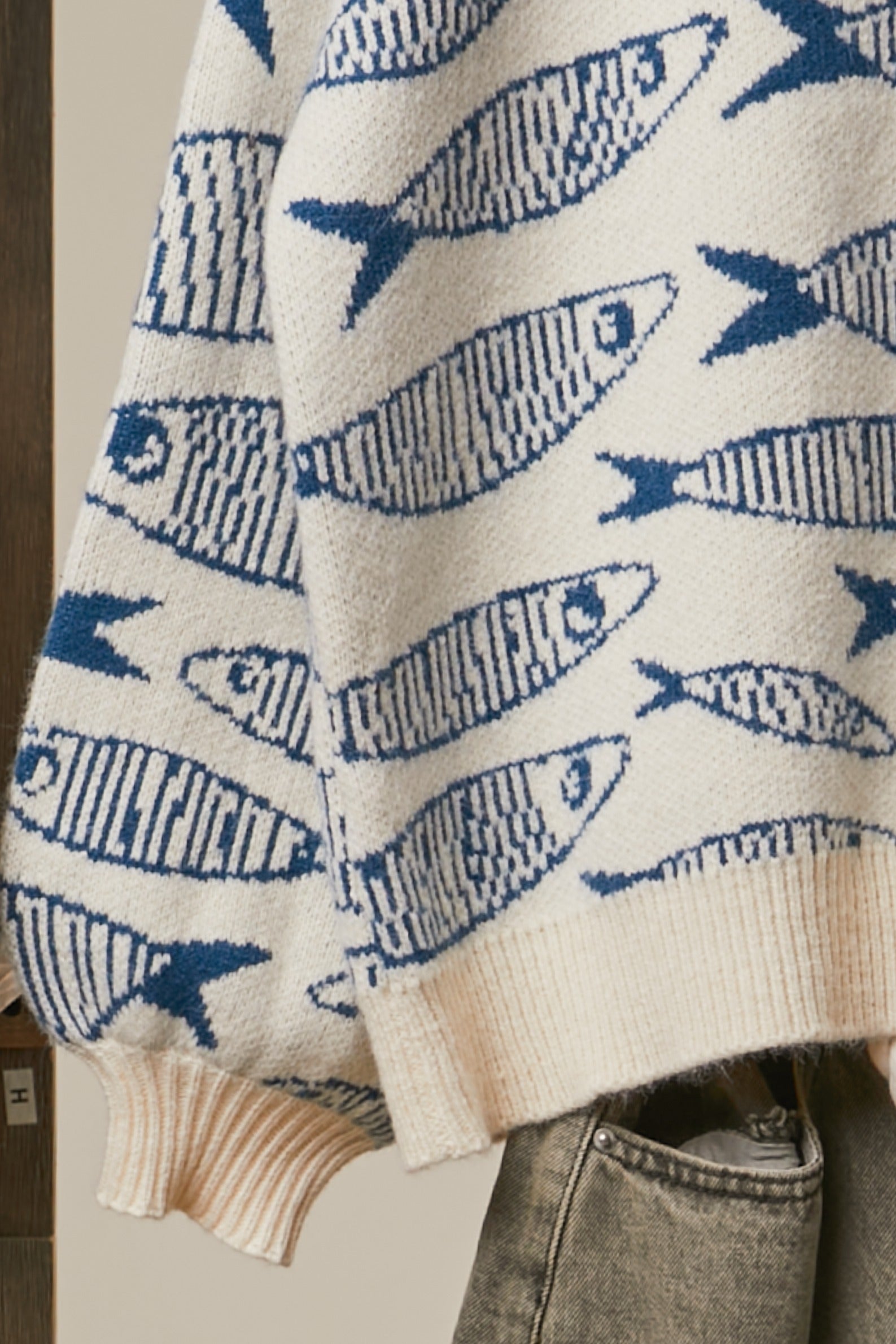 Cannery Row Sardine Knit Sweater