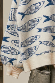 Cannery Row Sardine Knit Sweater