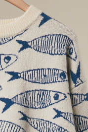 Cannery Row Sardine Knit Sweater