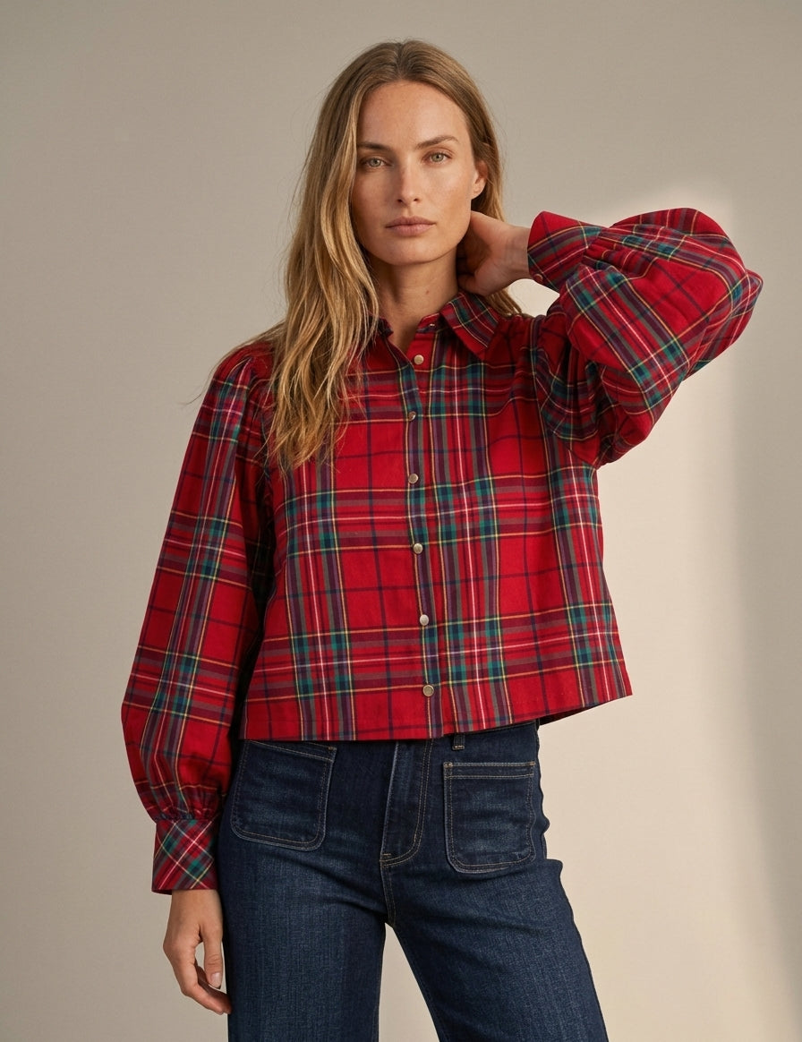 CeliaPlaidPuffSleeveBlouse2.jpg