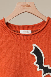 After Dark Checkerboard Sleeve Knit Sweater