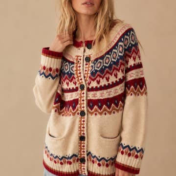 Chinook Vintage-Inspired Fair Isle Sweater