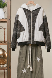 Crosswinds Reversible Camo Colorblock Jacket
