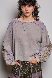 Come As You Are Oversized Waffle Knit Top