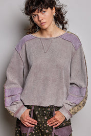 Come As You Are Oversized Waffle Knit Top