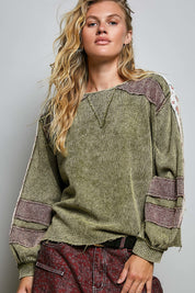 Come As You Are Oversized Waffle Knit Top