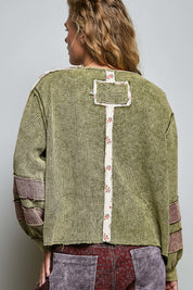 Come As You Are Oversized Waffle Knit Top