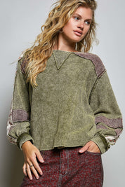 Come As You Are Oversized Waffle Knit Top